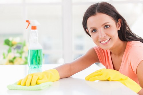 House clearance team working in a central London W1J property with careful removal planning