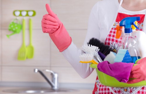 Upholstery deep cleaning for a sofa in central London