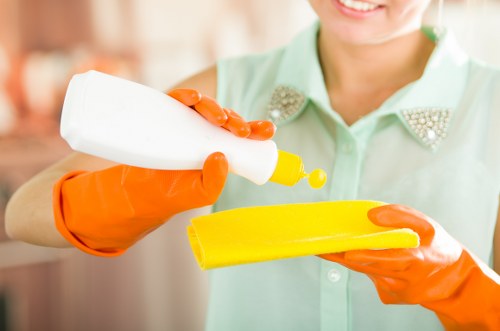 Regular kitchen and bathroom cleaning in a W1J property
