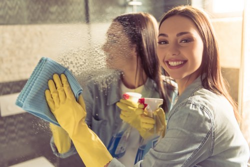 Fresh kitchen and washroom cleaning for a central London office in W1J