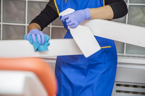 Professional fabric curtain care in a central London property